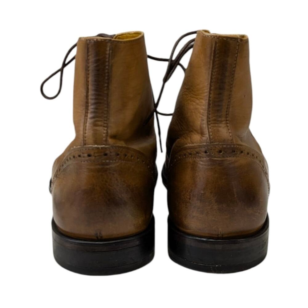 Undandy Chukka Wingtip Brogue Dress Boots GUC Size 43 US 10    S3999 - Picture 15 of 15